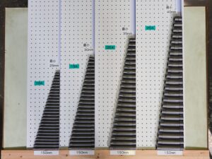 5mmピッチでラインナップされたニップル