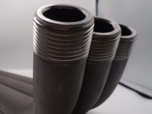 パイプ加工+ネジ加工の部材一体化