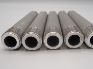 アルミパイプネジ加工